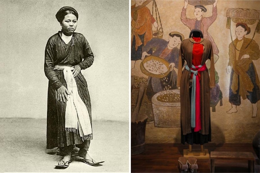 Áo dài tứ thân mang nét truyền thống mộc mạc từ thế kỷ 17