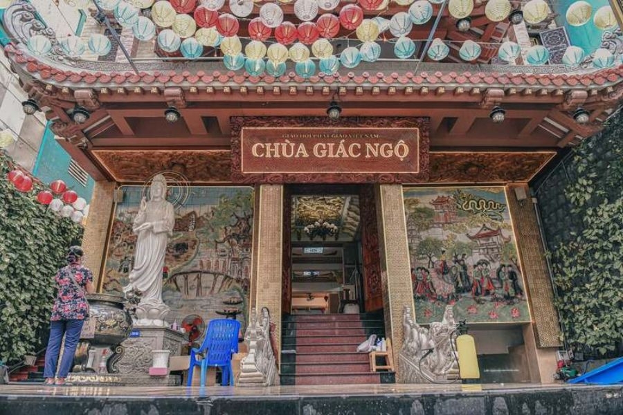 Tham quan Chùa Giác Ngộ khám phá kiến trúc chùa độc đáo