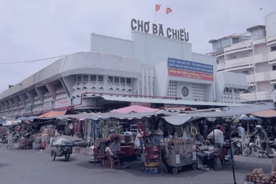 Hình ảnh chợ Bà Chiểu sau khi được xây cất