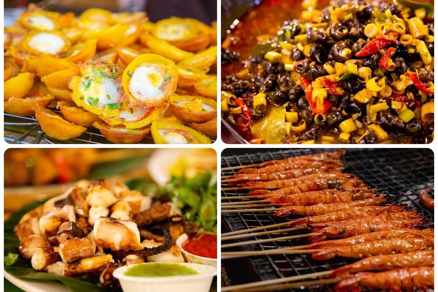 Ẩm thực tại chợ Thanh Khê Tây được lòng du khách gần xa