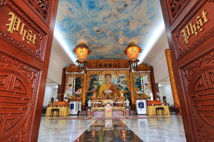 Chùa Pháp Vân được trùng tu lại khang trang, ấn tượng