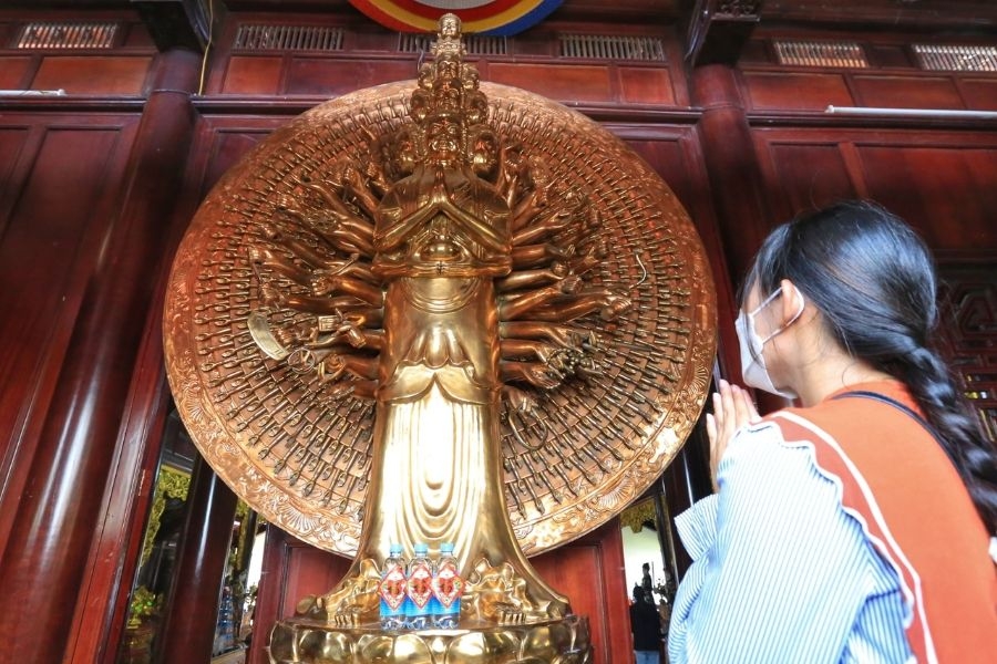 Bức tượng Quan Âm Thiên Thủ Thiên Nhãn cao nhất Việt Nam
