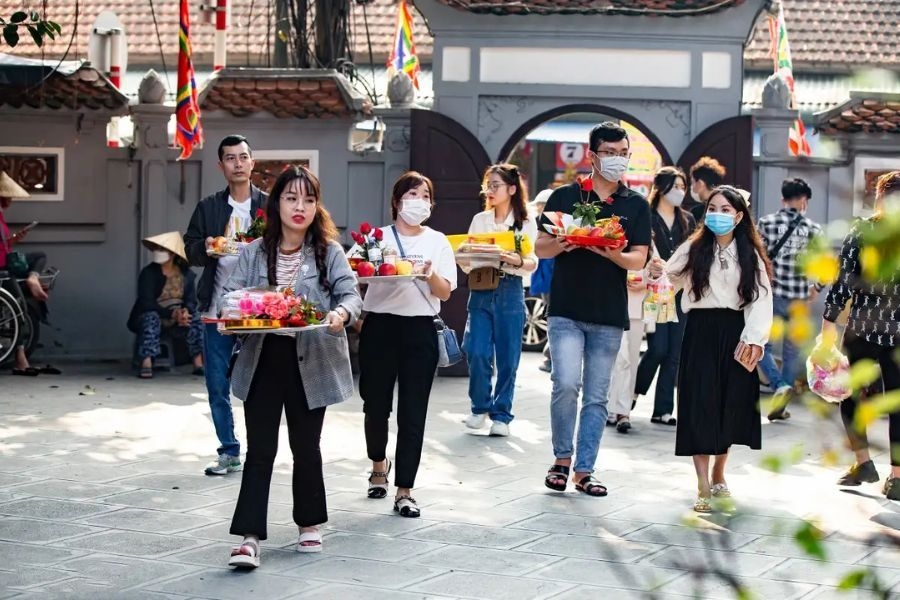 Đi chùa Hà vào 14/2 để cầu mong tình duyên suôn sẻ, tìm thấy một nửa phù hợp