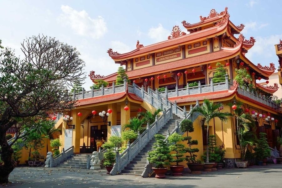 Hình ảnh chùa Phổ Quang trang nghiêm sau nhiều lần trùng tu