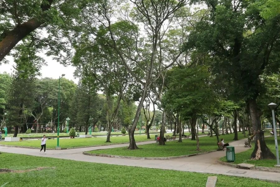 Công viên 30/4 đã trải qua nhiều lần cải tạo