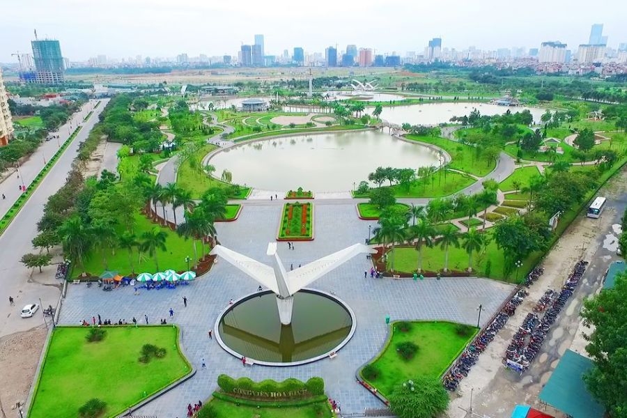 Công viên Hòa Bình - Lá phổi xanh giữa lòng Hà Nội