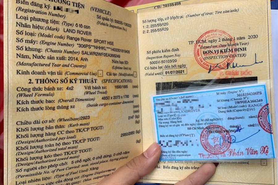 Các loại giấy tờ cần chuẩn bị để đăng kiểm xe