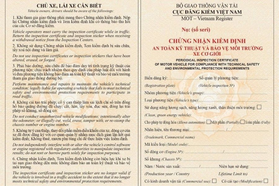 Quy trình đăng kiểm xe ô tô mới nhất bạn cần nắm rõ