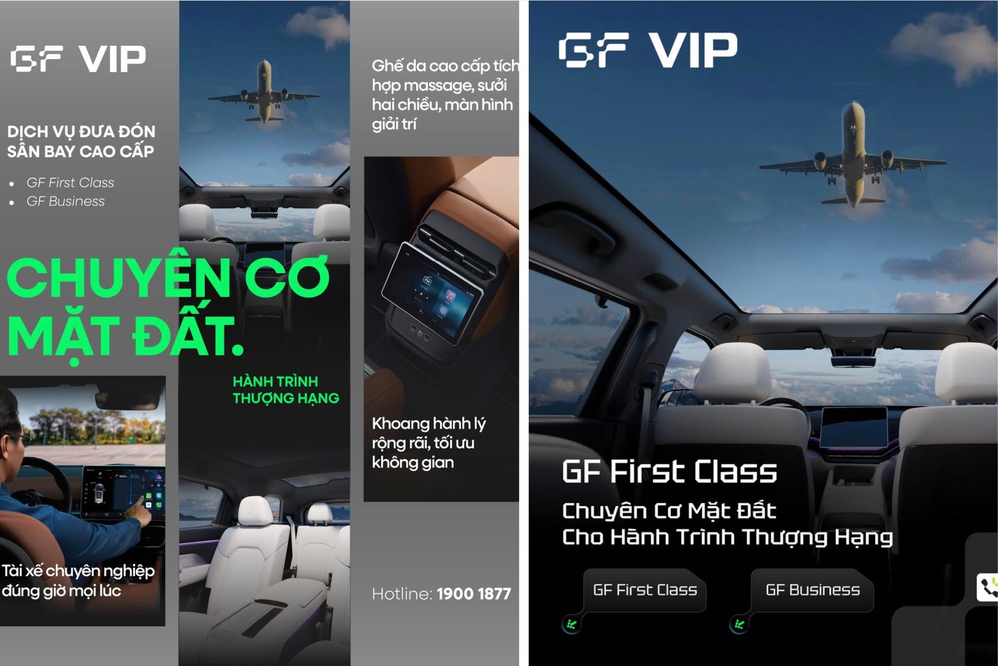 GF VIP - Dịch vụ đưa đón sân bay cao cấp
