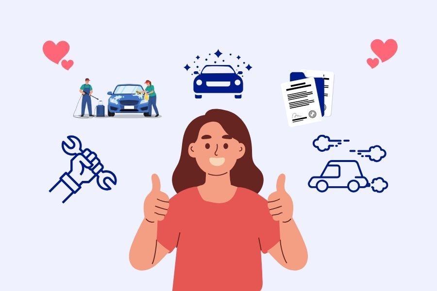 Xe sạch sẽ, được bảo dưỡng và chăm sóc kỹ lưỡng sẽ dễ bán hơn
