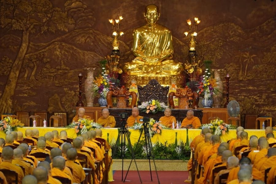 Một buổi giảng pháp tại Pháp viện Minh Đăng Quang
