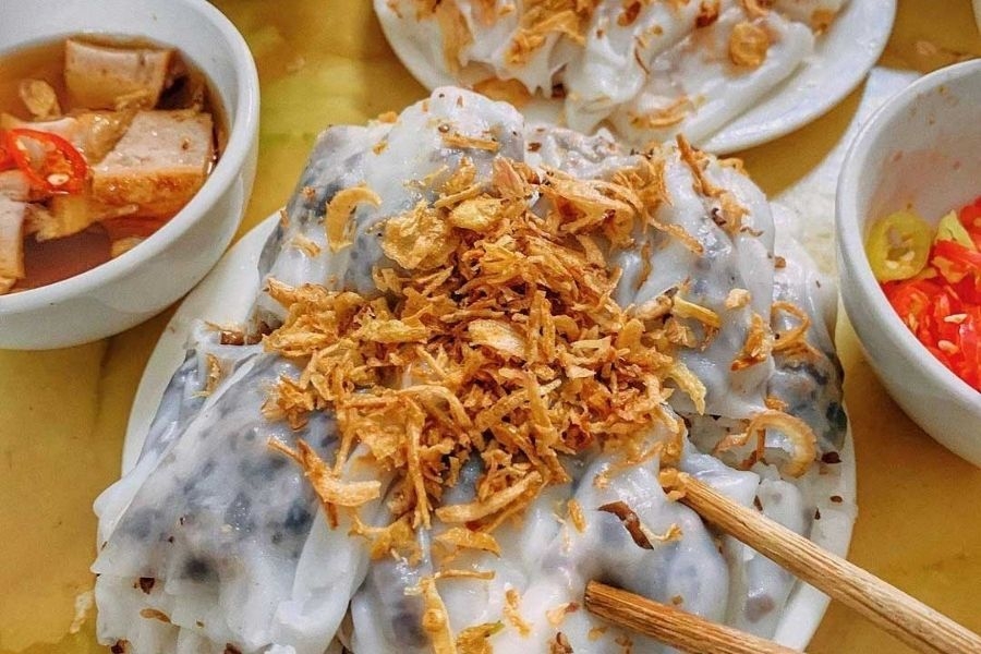 Bánh cuốn Kỳ Đồng trứ danh phố Tống Duy Tân