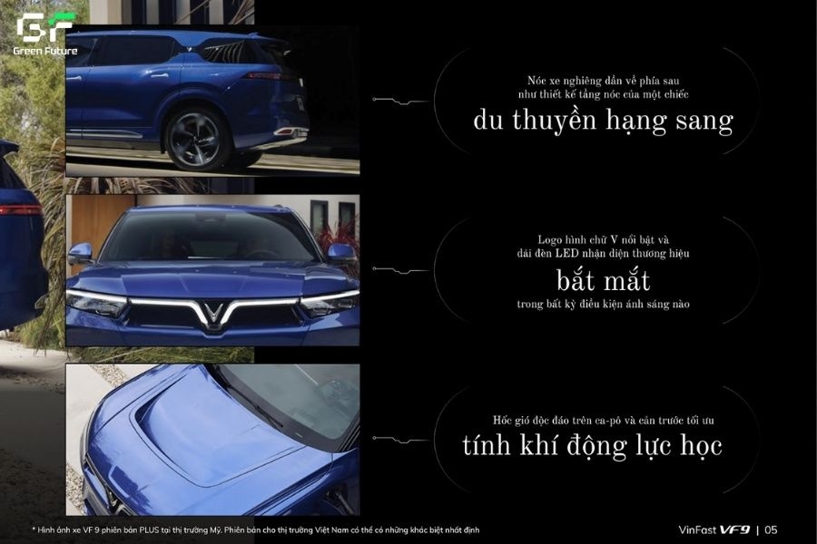 Ngoại thất sang trọng, lấy cảm hứng từ du thuyền hạng sang của VF 9