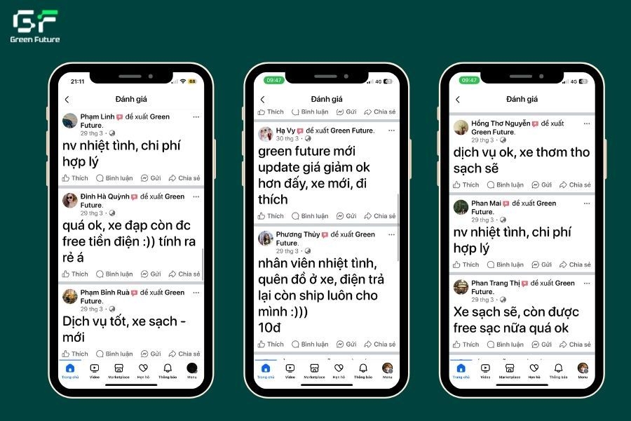 Review của khách hàng khi thuê xe đi Tây Ninh tại Green Future