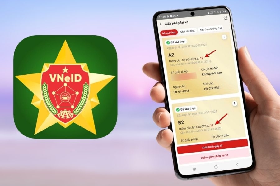 Tra cứu thông tin chủ xe ô tô qua VNeID