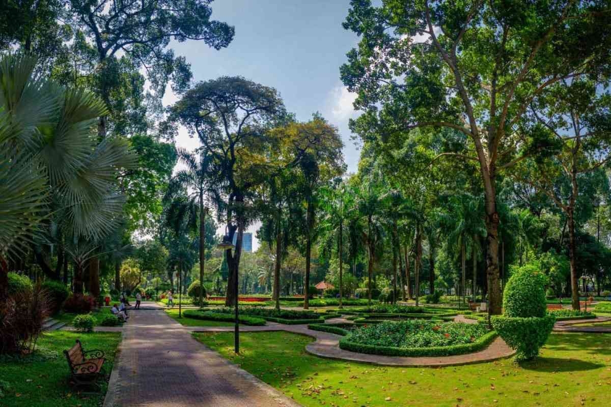 Công viên Tao Đàn địa chỉ nằm tại 55C Nguyễn Thị Minh Khai, Quận 1