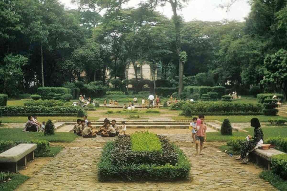 Công viên Tao Đàn trước đây được xây dựng thành khu vườn Jardin de la Ville